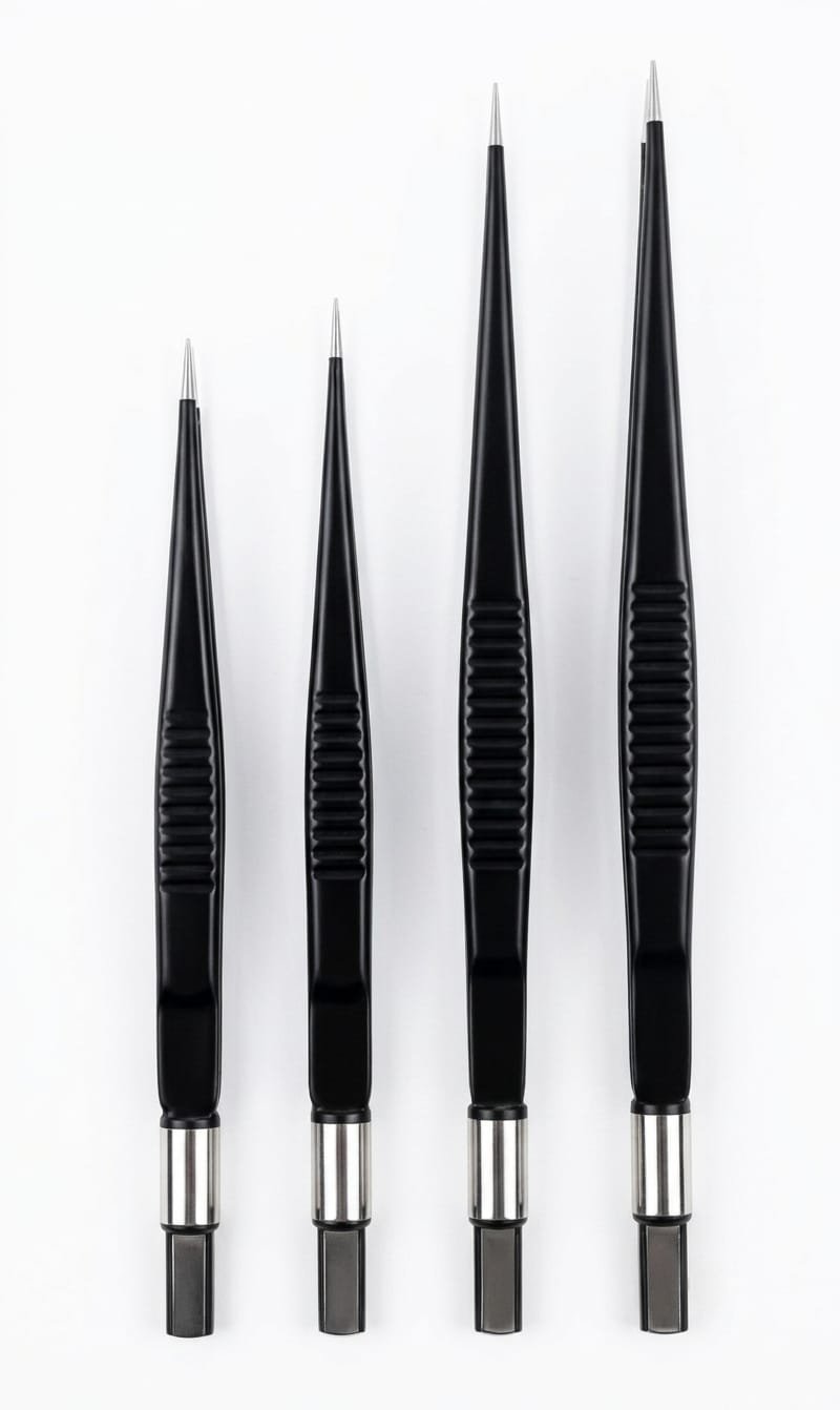European Straight Non Stick Bipolar Forceps